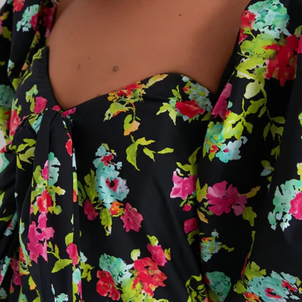Caroline Constas Reyna Floral Off-Shoulder Maxi Dress - Picture 5 of 8